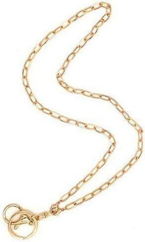 1Pc Gold Chain Necklace Lanyards for ID Badges Stylish Key Lanyard for Women Lanyards for Badge Holder Ornaments Convenient to Carry Easy to Use,Identification Badges and Supplies in Saudi Arabia