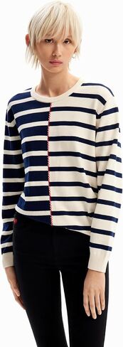 Desigual Women's Woman Flat Knit Thin Gauge Pullover in Saudi Arabia