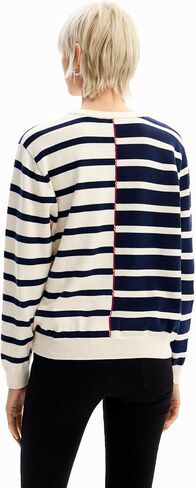 Desigual Women's Woman Flat Knit Thin Gauge Pullover in Saudi Arabia