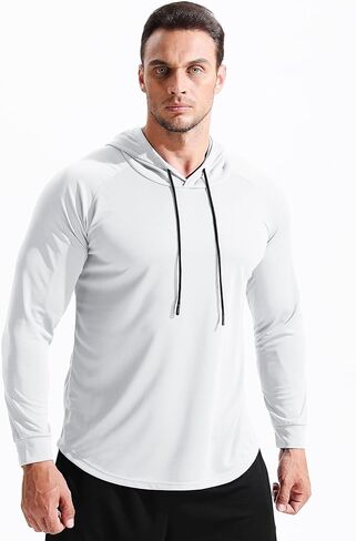 CADMUS Men's Running Shirts Workout Long Sleeve Shirts for Hiking, Fishing, Gym Hoodies in Saudi Arabia