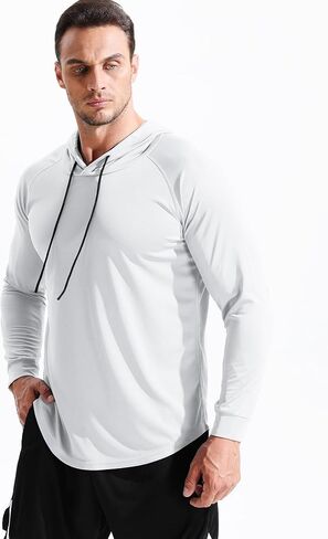 CADMUS Men's Running Shirts Workout Long Sleeve Shirts for Hiking, Fishing, Gym Hoodies in Saudi Arabia