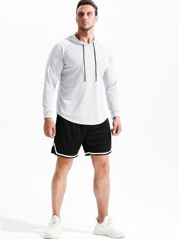 CADMUS Men's Running Shirts Workout Long Sleeve Shirts for Hiking, Fishing, Gym Hoodies in Saudi Arabia