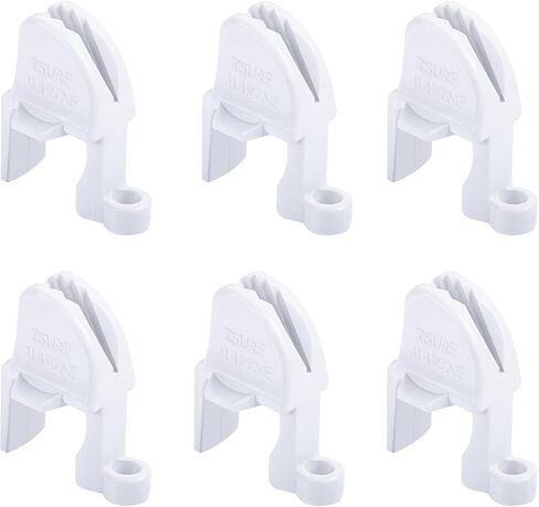 Boat Fender Clips for Docking: Boat Bumper Clips Pontoon Boat Square Hangers Adjusters Cleats Durable ABS Boat Fender Clips Boat Accessories for Bumpers in Saudi Arabia