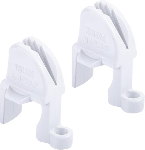 Boat Fender Clips for Docking: Boat Bumper Clips Pontoon Boat Square Hangers Adjusters Cleats Durable ABS Boat Fender Clips Boat Accessories for Bumpers in Saudi Arabia