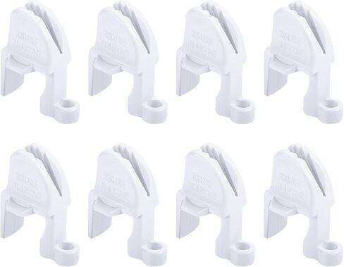 Boat Fender Clips for Docking: Boat Bumper Clips Pontoon Boat Square Hangers Adjusters Cleats Durable ABS Boat Fender Clips Boat Accessories for Bumpers in Saudi Arabia