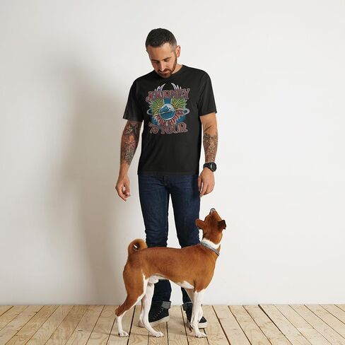 تي شيرت بشعار رحلة الجعران بيتل كرر للبالغين بأكمام قصيرة تي شيرت عتيق الطراز الثمانينيات برسومات موسيقية in Kuwait