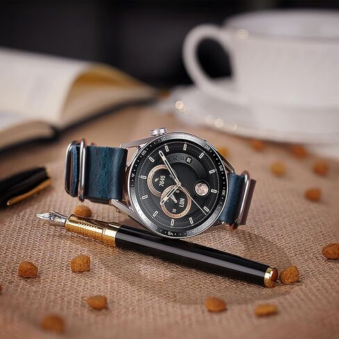 One-Piece Nato Style Leather Watch Bands Genuine Watch Straps for Men Women- 14mm 16mm 18mm 20mm 22mm 24mm Top Grain Cowhide Leather Watch Strap in Kuwait