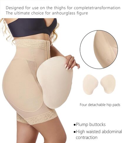 Sliot Butt and Hip Pads Shapewear Butt Pads for Bigger Butt and Hip Enhancer Shapewear for Women Padded Hip Pads for Women in Saudi Arabia