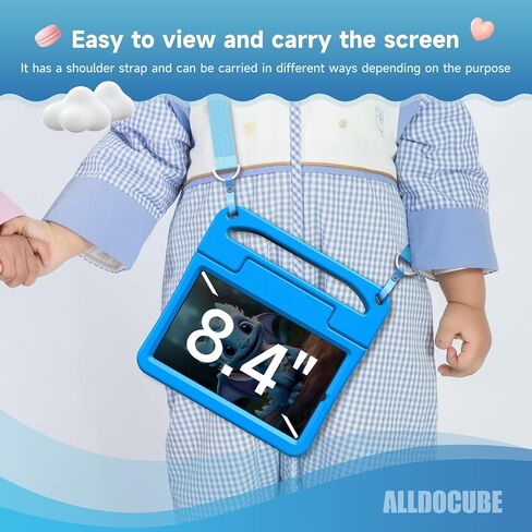 ALLDOCUBE KIZPAD PRO Android 13 Tablet 8.4", 12GB（4+8+64GB 512GB Expandable with Widevine L1 8 Core CPU, 1200×1920FHD Kids Tablet with Parental Control, Pen, AR Animal Card, 4G LTE, 4000mAh, 5MP /5MP in Saudi Arabia