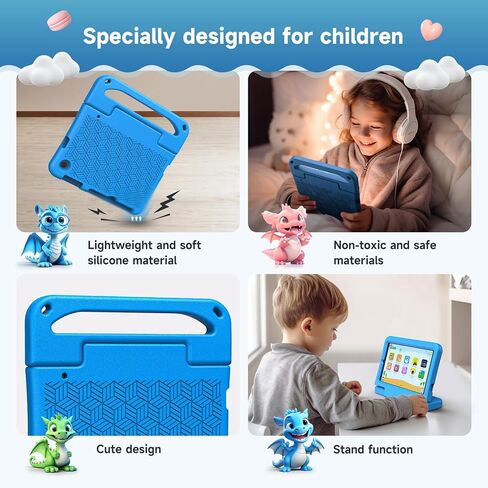 ALLDOCUBE KIZPAD PRO Android 13 Tablet 8.4", 12GB（4+8+64GB 512GB Expandable with Widevine L1 8 Core CPU, 1200×1920FHD Kids Tablet with Parental Control, Pen, AR Animal Card, 4G LTE, 4000mAh, 5MP /5MP in Saudi Arabia