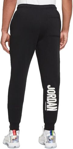 بنطلون Nike Jordan Flight MVP HBR Fleece للرجال DV7596-010، أسود (الولايات المتحدة، ألفا، كبير، عادي، عادي، 80% قطن/20% بوليستر) in Saudi Arabia