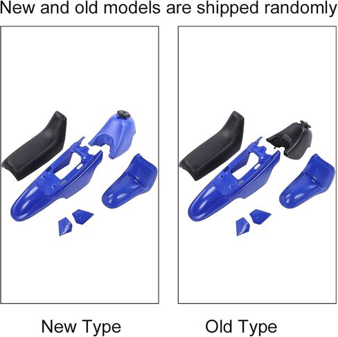 Aramox Gas Tank Front Rear Fenders Fuel Tank Seat Kit Artificial Leather Plastic Fit for PW50 PW 50 PW?50 PEEWEE Dirt Bike in Saudi Arabia