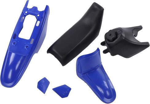 Aramox Gas Tank Front Rear Fenders Fuel Tank Seat Kit Artificial Leather Plastic Fit for PW50 PW 50 PW?50 PEEWEE Dirt Bike in Saudi Arabia