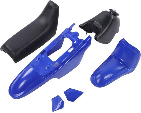 Aramox Gas Tank Front Rear Fenders Fuel Tank Seat Kit Artificial Leather Plastic Fit for PW50 PW 50 PW?50 PEEWEE Dirt Bike in Saudi Arabia