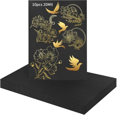 10 قطع صفائح مغناطيسية مقاس 8.5x11 بوصة صفائح مغناطيسية 20 مل غير لاصقة صفائح مطاطية مغناطيسية ورقة تخزين مغناطيسية لتخزين قوالب القطع in Kuwait