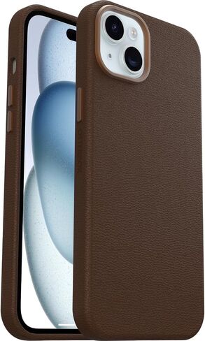 OtterBox iPhone 15 Plus جلد الصبار المتماثل لـ MagSafe - RICH ADOBE (بني)، مستدام، يتم تثبيته على MagSafe، حواف مرتفعة وأنيقة للغاية تحمي الكاميرا والشاشة in Saudi Arabia