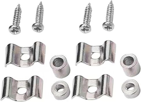 Guitar String Trees String Retainer Guides Compatible with Strat Tele Style Electric Guitar Bass Parts Replacement Pack of 4pcs with Mounting Screws Black. in Saudi Arabia