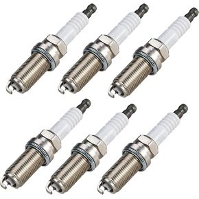 ENA Set of 6 Platinum Spark Plug Set Compatible with Nissan Infiniti 350z Altima Maxima Murano Pathfinder Quest Xterra Equator Frontier QX4 FX35 G35 M35 I35 Replacement for 6240