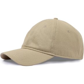 Men's XXL Oversize Washed Denim Baseball Cap, Cotton Big Head Hats Solid Color Large Head Hats Plus Size Hat for Big Head