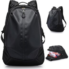 Motorcycle Backpack for Men 35L Waterproof Helmet Backpack for Travel Daily Office Trips Motorcycle Accessories