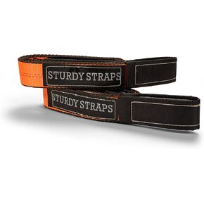 9,400lb Lift Sling Straps 2-Pack 6 Feet x 2 Inches Lifting Sling Strap Heavy Lifting Straps with 11in Loops in Saudi Arabia
