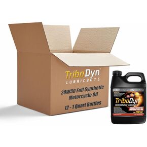 Full Synthetic SAE 10W40 Motorcycle Oil with Ceramic Coating (1 Gallon, 10W-40)