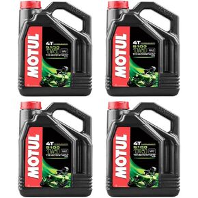 Motul 104076 Set of 4 5100 4T 10W-50 Motor Oil 1-Gallon Bottles