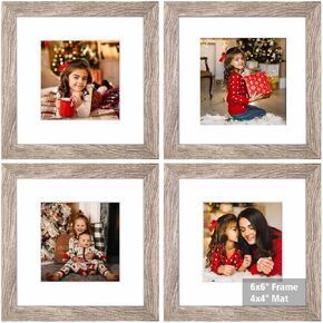 13x19 Poster Frame With Mat for 11x17 or 13X19 Picture Frame Without Mat,Made of Wooden Textured Finish,Display for Wall Hanging Decor,Plexiglass,Rustic Wood,1pack