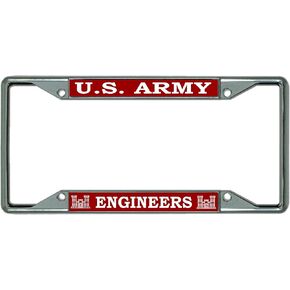 U.S. Army Engineers Every State Chrome License Plate Frame