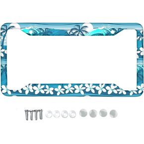 إطار لوحة ترخيص مطبوع عليه شجرة نخيل بوهينيا للنساء، أغطية لوحة تراخيص السيارة لبطاقة الترخيص in Kuwait