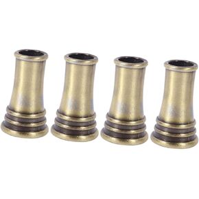PRETYZOOM 4PCS Single Pen Holder, Desktop Round Metal Pen Holder, Dip Pen Holder, Portable Pen Stand Base for Dip Pen, Pen, Pencil, Ballpoint, Office Table Organizer