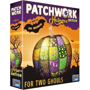 Patchwork Halloween Edition Board Game - A Spooky Two-Player Quilting Strategy Game! Interactive Puzzle Game for Kids & Adults, Ages 8+, 2 Players, 30 Min Playtime, Made by Lookout Games