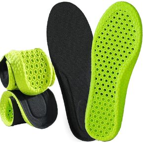 Shoe Insoles for Men & Women Memory Foam Shoe Inserts,Support Shock Absorption Cushioning Sports Comfort Inserts, Breathable Insoles for Running,Walking,Hiking etc.