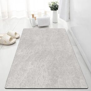Thin Bath Mats for Bathroom Non Slip Bath Rug Bathroom Mats Super Absorbent Floor Mat Washable Bathroom Rugs fit Under Door,for Bathtub,Kitchen,Shower and Laundry Room