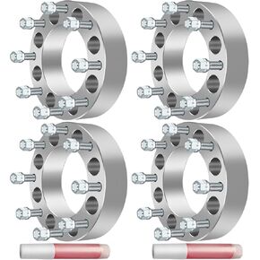 ECCPP 4X 8 lug Wheel Spacer Adapters 2" inch 8x6.5 to 8x180 126.15mm 14x1.5 for 1997-2014 for Express 2500 3500 | 2001-2010 for Silverado 2500 HD Sierra 2500 HD | 2001-2003 for Silverado 1500 HD