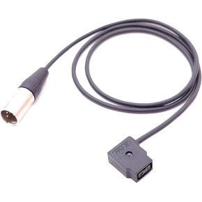 4pin XLR Male to D-Tap Female Power Cable for Anton Gold Mount V-Mount Battery
