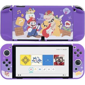حافظة واقية متوافقة مع نينتندو سويتش OLED، غطاء صلب قابل للإرساء من الكمبيوتر الشخصي مضاد للخدش وامتصاص الصدمات لحفلة نينتندو سويتش OLED-Malio in Kuwait