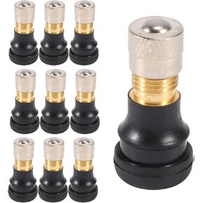 10 Pcs Electric Scooter Vacuum Valve Electric Scooter Tubeless Tire Vacuum Valve Wheel Gas Valve Electric Scooter Accessories for M365