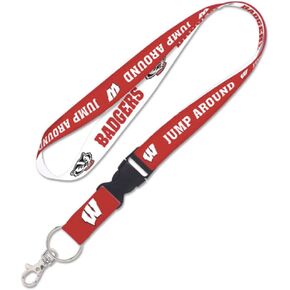 NCAA University of Wisconsin 99827014 Lanyard Key Strap, 1"