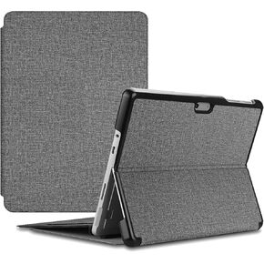 حافظة حماية ProCase لجهاز Surface Go 3 2021 مقاس 10.5 بوصة / Surface Go 2 2020/10 بوصة Surface Go 2018، غطاء صلب بغطاء ذكي خفيف ورفيع، متوافق مع غطاء نوع السطح - أسود