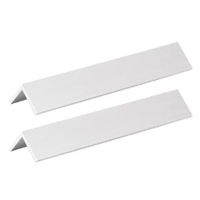 2pcs Aluminum Angle 2" x 2", 1/4" Thickness, 12" Length T6511 Mill Stock