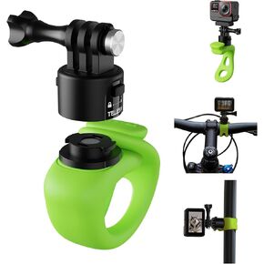 TELESIN S2 Camera 360 Flexible Mount Band Wrap Quick Release, Bike Motorcycle Handlebar Bar Tube Stick Pole Mounts Accessories for GoPro Hero 13 12 11 10 9 Insta360 X3 X4 DJI Action 5 Pro 4 Pocket 3 in Saudi Arabia