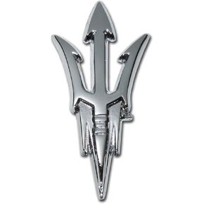 Arizona State Shiny Chrome Auto Emblem (Pitchfork)