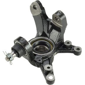 A-Premium Front Steering Knuckle Spindle with Ball Joint Compatible with Honda TRX420 (FA/FE/FE1/FM/FM1/FPA) 2007-2014 Left Side