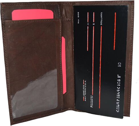 Genuine Leather Simple Check Book Holder Style - Mw156cf in Saudi Arabia