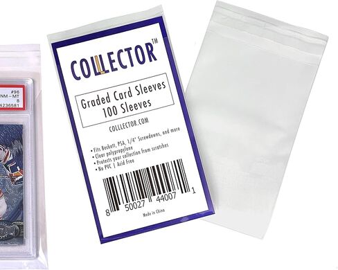 Resealable Graded Card Sleeves Bags 100 Pack in Kuwait