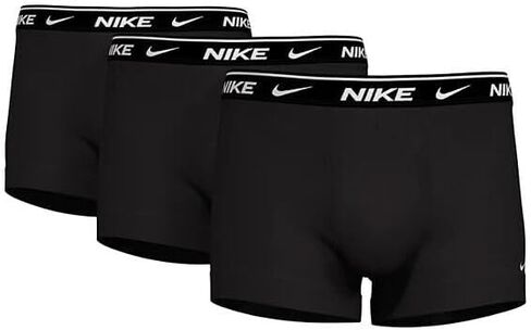 Nike Essential Cotton Stretch Trunk, Dri-FIT 3Pk, Black/Black/Black, X-Large in Saudi Arabia