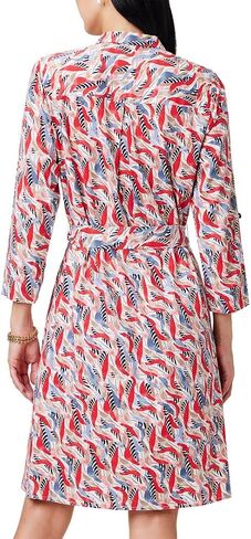NIC+ZOE Women's Coral Waves Live in Shirt Dress in Saudi Arabia