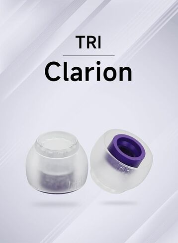 [3 أزواج] أطراف أذن بديلة من TRI Clarion لسماعات الأذن اللاسلكية الحقيقية - أطراف سيليكون طبية حاصلة على براءة اختراع بحجم كبير، تعزز تعريف الصوت وفصله ورحابة in Saudi Arabia