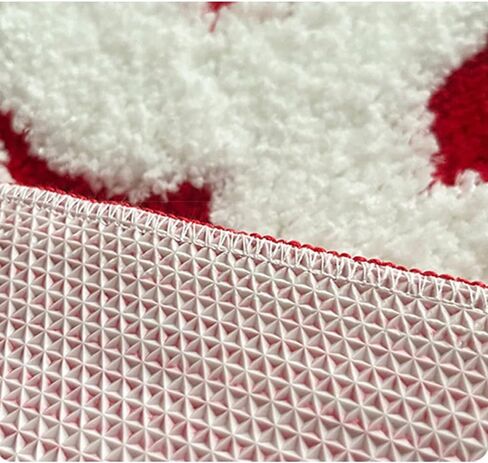 Cute Cherry Bath Mat,Non Slip Soft Fluffy and Absorbent Microfiber Washable Bathroom Rug,Funny Fruit Bathmats Bathroom Home Decor 19.7x31.5 Inch in Saudi Arabia